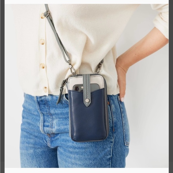 THE SAK Silverlake Smartphone Crossbody - Tobacco Floral Embossed Leather - Picture 11 of 11